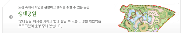 생태공원 : 체험학습프로그램