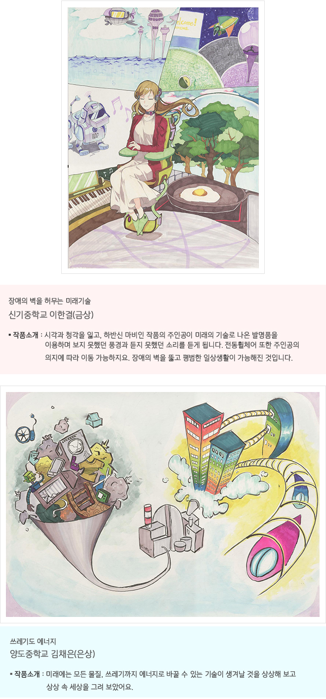 대상 상갈초등학교 김재우 금상 논현고등학교 김다은