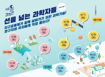 2022년 과학소통강연 「선을 넘는 과학자들」(4-11월)